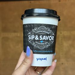 Sip & Savor - Hazelnut Latte