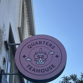 Quarters Teahouse - It's a sign outside - Coffee & Tea Near Me - San Francisco, California Quarters Teahouse - It's a sign outside - Coffee & Tea Near Me - San Francisco, California