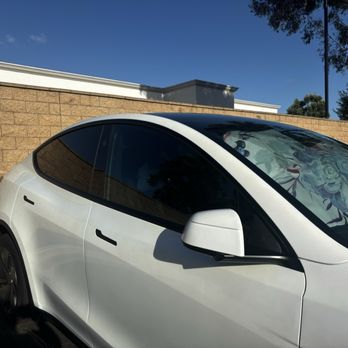 Cosmepro Auto Spa - Window tint darkness. 70% front windows; 55% back windows. 6pm PST. - Vehicle Wraps Near Me