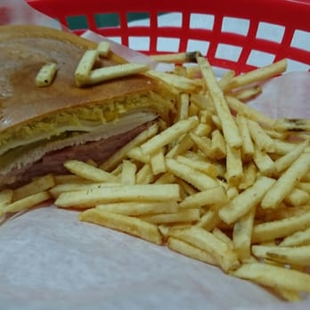El Pub - Cubano with fries - Cuban Near Me - Miami, Florida