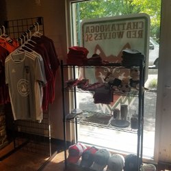 Chattanooga Red Wolves SC - Inside storefront