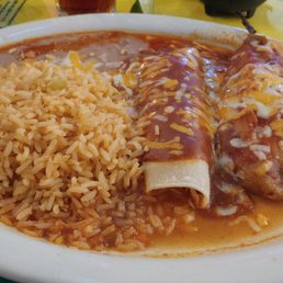 Enchilada & chile relleno. Enchilada & chile relleno.