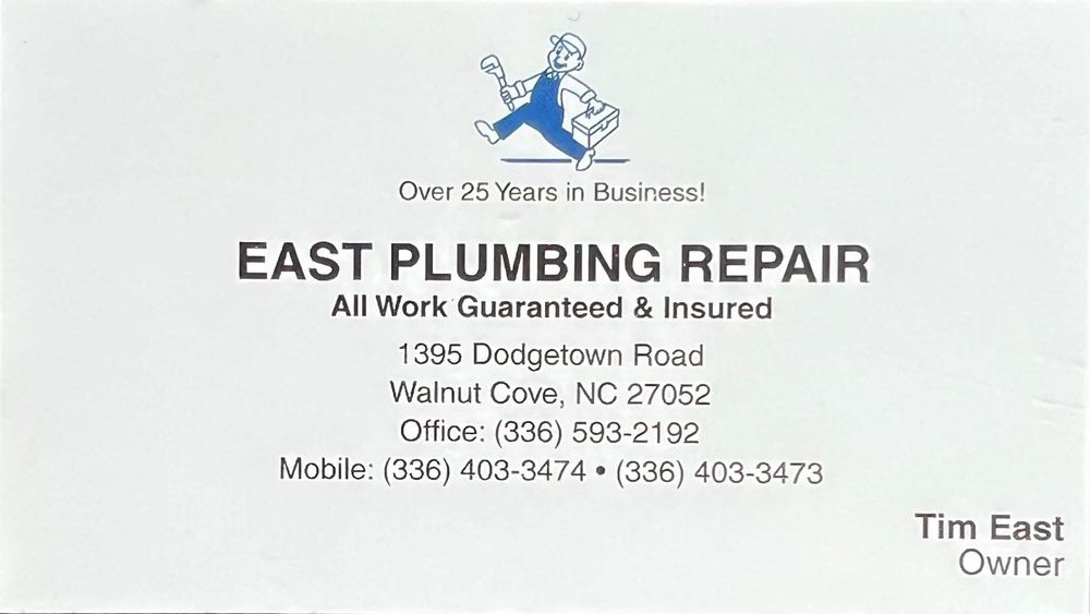 Slide of East Plumbing Repair