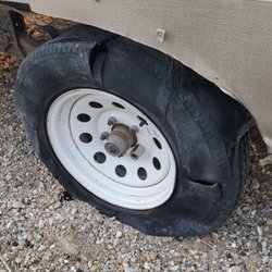 Mike's Tire & Service - Blown tire, only place with camper tire and able to get us in