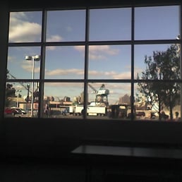 view from Steiner Studios cafeteria/holding room