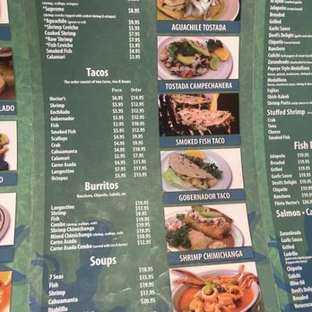 Hector's Mariscos - December 2024 menu - Seafood Near Me - Chula Vista, California
