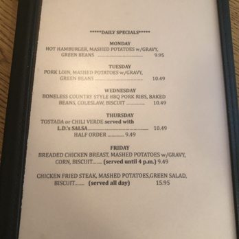 L D's Cafe & Video - Menu (March 2019) - New American Near Me - Richmond, Utah L D's Cafe & Video - Menu (March 2019) - New American Near Me - Richmond, Utah