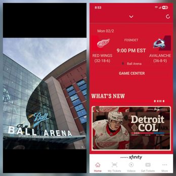 Ball Arena - It's 9 PM on Monday with Hockey and puck drop from Ball Arena. #LGRW ! 2/2/2026 - Stadiums & Arenas Near Me - Denver, Colorado Ball Arena - It's 9 PM on Monday with Hockey and puck drop from Ball Arena. #LGRW ! 2/2/2026 - Stadiums & Arenas Near Me - Denver, Colorado
