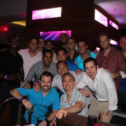 Vegas In Miami - Bachelors are always welcome at our events. Here is one of our groups at Kandinsky Restaurant and Lounge before heading to LIV.