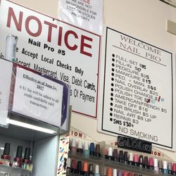 Nails Pro 5 - Prices as of 6/1/19