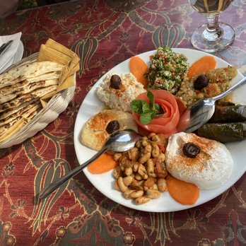 Bosphorus Mediterranean Cuisine - Mixed cold appetizer with pita. - Mediterranean Near Me - Pittsburgh, Pennsylvania Bosphorus Mediterranean Cuisine - Mixed cold appetizer with pita. - Mediterranean Near Me - Pittsburgh, Pennsylvania