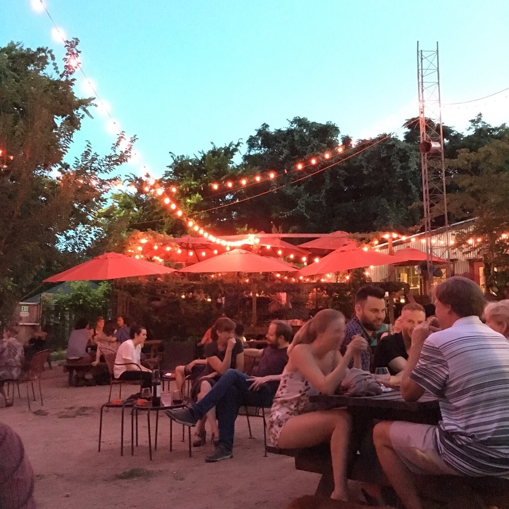 The Butterfly Bar - String lights in the courtyard! - Lounges Near Me - Austin, Texas The Butterfly Bar - String lights in the courtyard! - Lounges Near Me - Austin, Texas