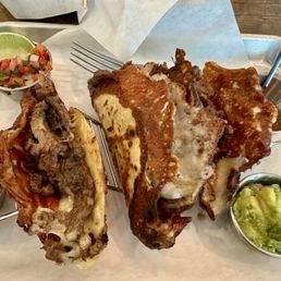 Cheesy Asada Tacos Cheesy Asada Tacos