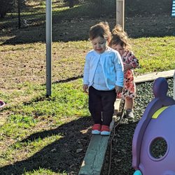 St. Paul Early Learning Center - Balance, Balance. Outside play.