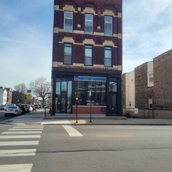 Shawn Lin, DDS - Front of new office, bus stop is right in front for CTA route #44