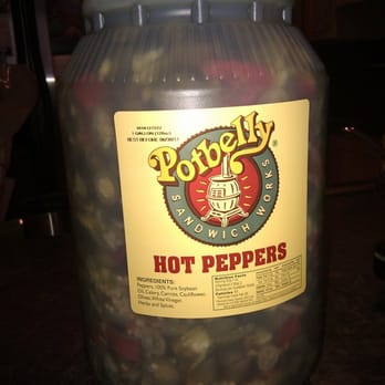 Potbelly - The gallon jug of Potbelly hot peppers.  It can be yours too for ~$20. - Sandwiches Near Me - Madison, Wisconsin