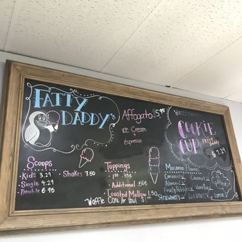 Fatty Daddy's - Menu - Ice Cream & Frozen Yogurt Near Me - Scottsdale, Arizona Fatty Daddy's - Menu - Ice Cream & Frozen Yogurt Near Me - Scottsdale, Arizona