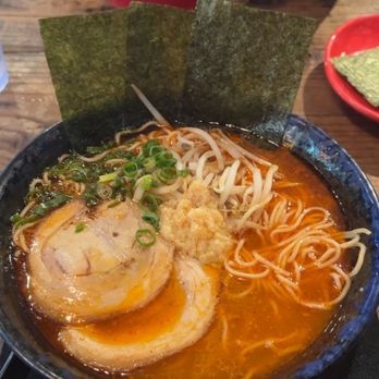 Ramen Manichi - Ebi tonkotsu red with extra noodles and nori - Ramen Near Me - Honolulu, Hawaii