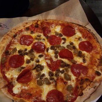 MOD Pizza - Mad Dog Meat Lovers pizza - Fast Food Near Me - Fort Worth, Texas