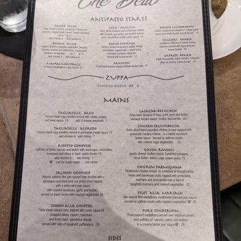 Che Bello Kitchen - Regular full menu - Italian Near Me - Bloomington, Indiana