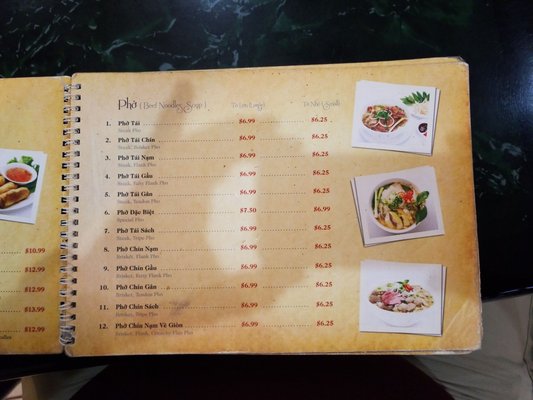Menu photo 5 Pho Dalat Houston, TX