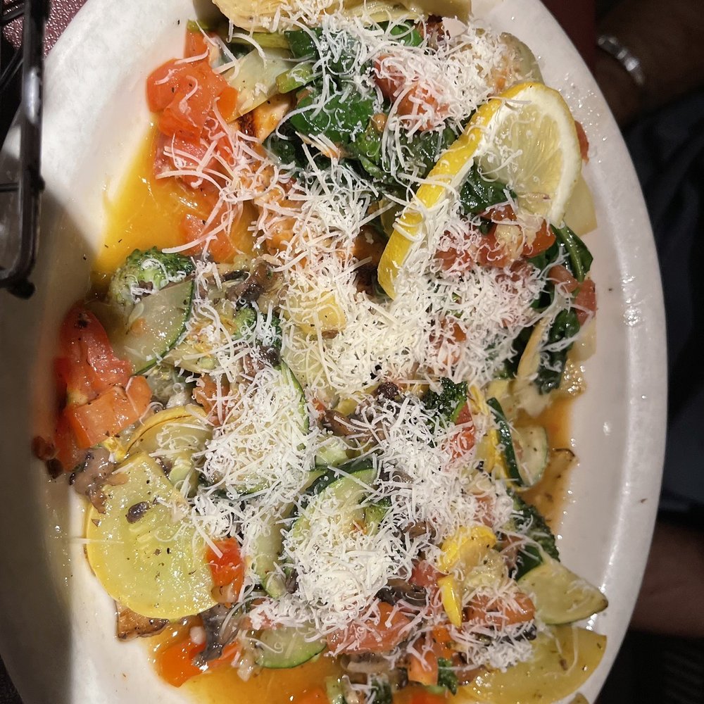 Johnny Carino's - Lemon Pepper Salmon* - Hubby's Dish 8/10 - Italian Near Me - Pigeon Forge, Tennessee