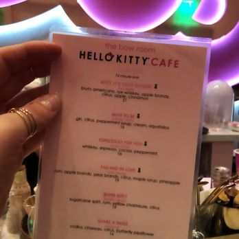 Hello Kitty Cafe - Menu of drinks - Cafes Near Me - Irvine, California