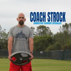 Strock Fitness Personal Training - Coach Strock doing Forward Raises