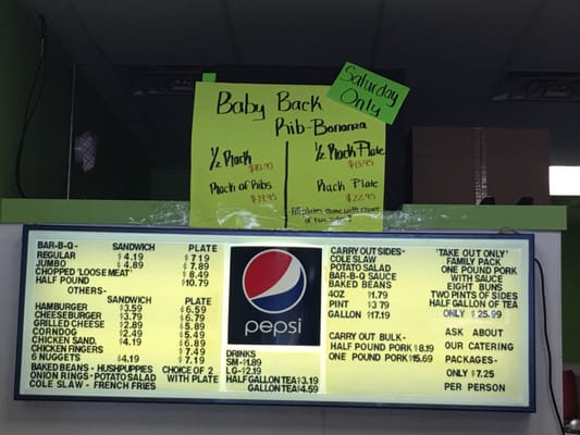 Menu photo 7 Little Pigs Bar-B-Q Myrtle Beach, SC
