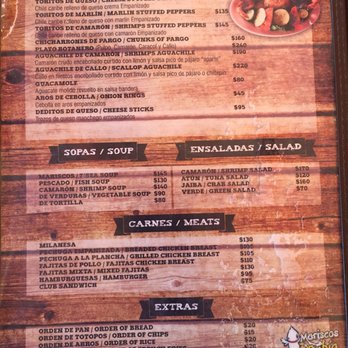 Mariscos Bahía - Great menu and great food - Seafood Near Me - Bahía de Kino, SON
