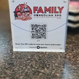 Menu QR code Menu QR code