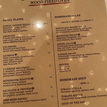 Nostalgia Wood Fired Oven - Pizza Near Me - Washington, Michigan