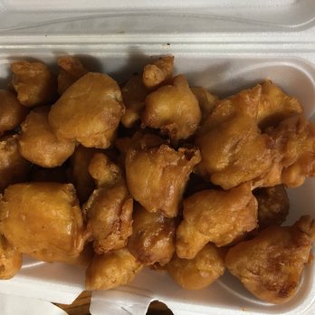 New Moon Restaurant - Huge carryout serving of chicken (sweet and sour sauce in separate container not shown). - Chinese Near Me - Macomb Twp, Michigan