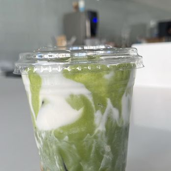 DAMO - Mango matcha latte - Coffee & Tea Near Me - Los Angeles, California