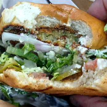 Fatima's Grill - Falafel Vegan Burger - Mediterranean Near Me - Downey, California