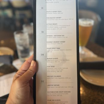 Chart House - Happy Hour food menu - Seafood Near Me - Longboat Key, Florida