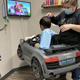 Paw Patrol, lollipop and a cool car seat = happy toddler Paw Patrol, lollipop and a cool car seat = happy toddler