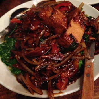 Burma Superstar - Tofu Tower with Steak Knife - Burmese Near Me - Alameda, California