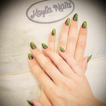 Kayla Nails - Almond nails with cat eyes design. #gelbuilder #cateyesnails #almondnails - Nail Salons Near Me - Los Gatos, California Kayla Nails - Almond nails with cat eyes design. #gelbuilder #cateyesnails #almondnails - Nail Salons Near Me - Los Gatos, California