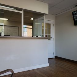 Quest Diagnostics - Very plain waiting room, has a TV though!