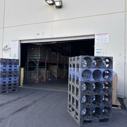 Picking up extra water for Camp Colorado