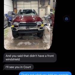 Mister Body Shop - Text message threatening to sue me