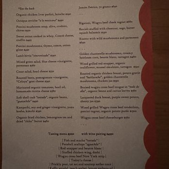 Máximo Bistrot - Menu - Mexican Near Me - México, D.F., DIF Máximo Bistrot - Menu - Mexican Near Me - México, D.F., DIF