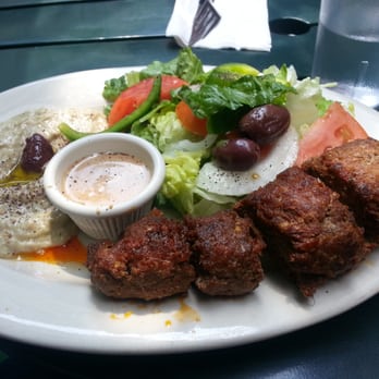 Bedouin Tent - My Meguez Plate - lovely with a tiny bit of spice! - Middle Eastern Near Me - Brooklyn, New York