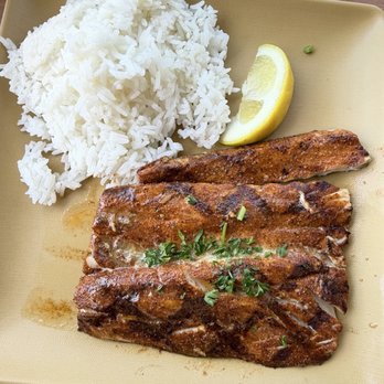 Oceanside Fish Shop - *Yellowtail Plate with blackened seasoning - Seafood Near Me - Oceanside, California Oceanside Fish Shop - *Yellowtail Plate with blackened seasoning - Seafood Near Me - Oceanside, California