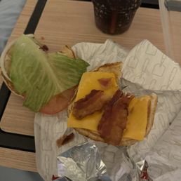 Hamburger with no meat