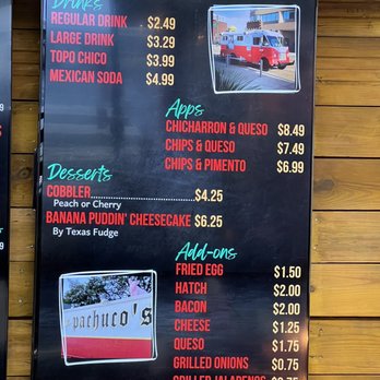 Pachuco’s - Menu - Barbeque Near Me - Midland, Texas