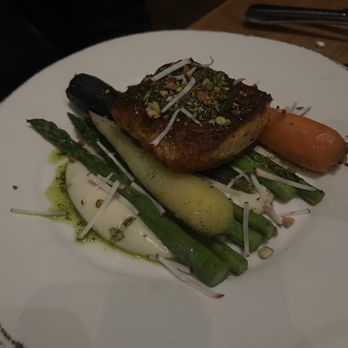 Wood Stack Pizza Kitchen - Metuchen - Salmon entree - Pizza Near Me - Metuchen, New Jersey Wood Stack Pizza Kitchen - Metuchen - Salmon entree - Pizza Near Me - Metuchen, New Jersey