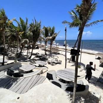 Papaya Playa Restaurant - Tables to chill, drink, and eat - Seafood Near Me - Tulum, ROO