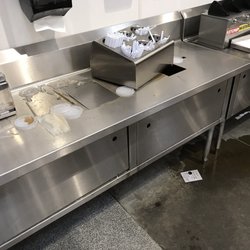 What's Worse? This with an Employee looking and then ignoring it or an Employee making pizza with bare hands!?